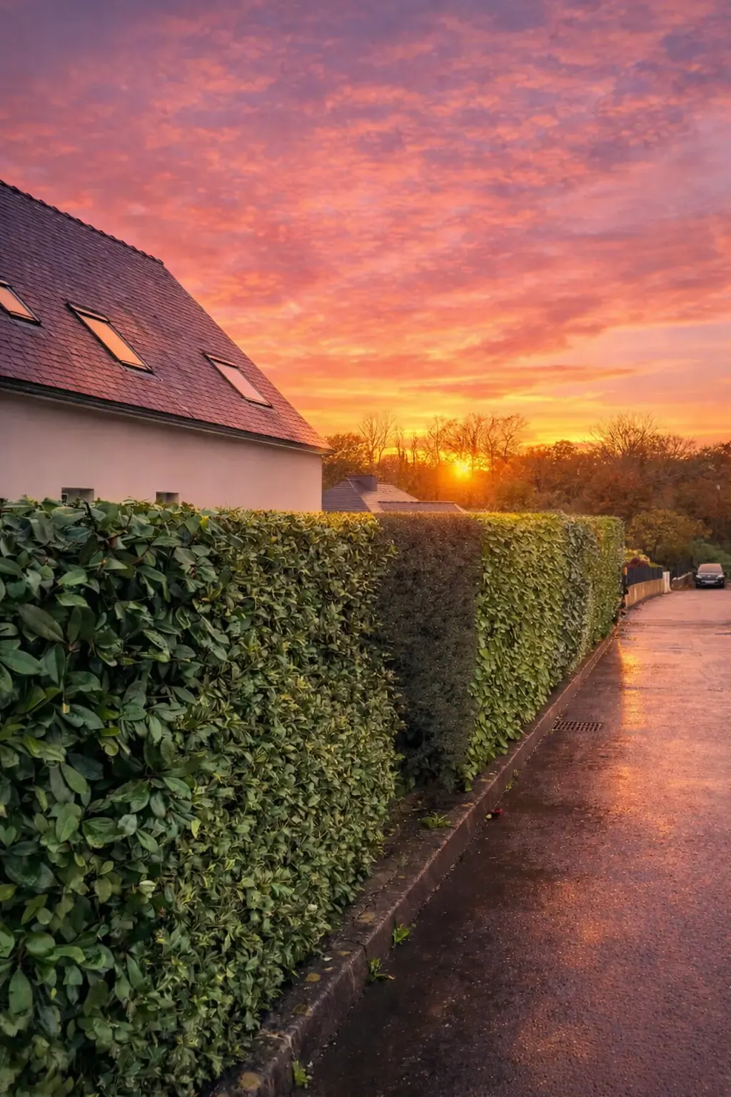 Taille d'arbustes après