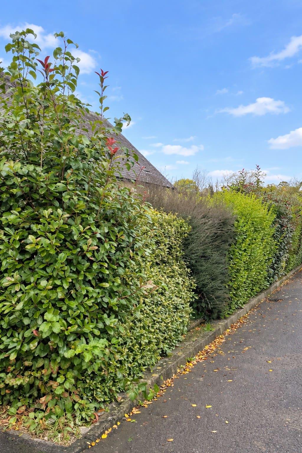 Taille d'arbustes avant